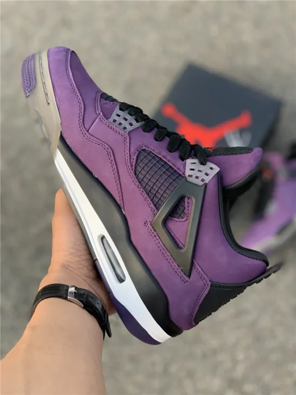 Travis Scott x Air Jordan 4 Purple Suede - 2019-05-15 - Replica shoes