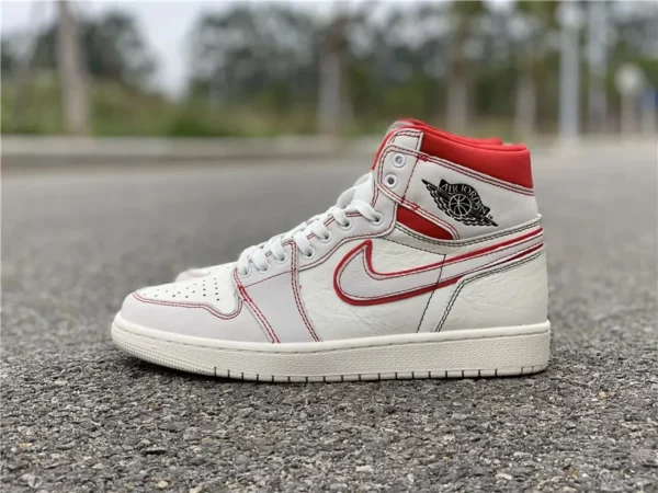 Air Jordan 1 Retro High OG SailRed - 2019-03-02 - Replica shoes