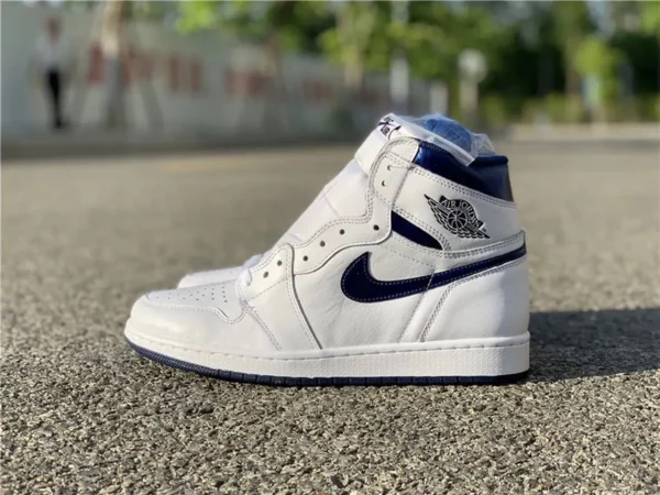 Air Jordan 1 OG Retro High Metallic Navy - Replica shoes