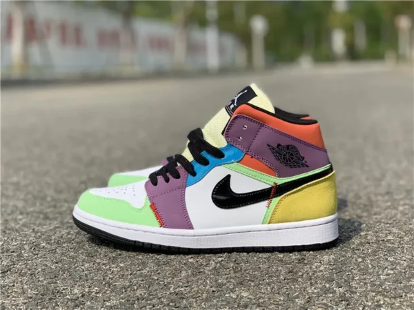 Air Jordan 1 Mid Multicolor - Replica shoes