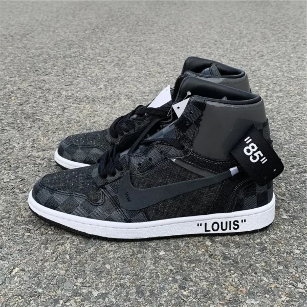 OFF-WHITE x LV x Air Jordan 1 - 2018-11-06 - Replica shoes