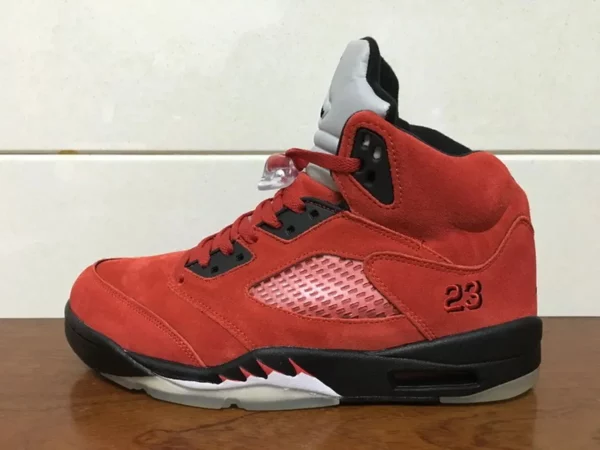 Air Jordan 5 Retro Raging Bull Red Suede - 2016-11-14 - Replica shoes