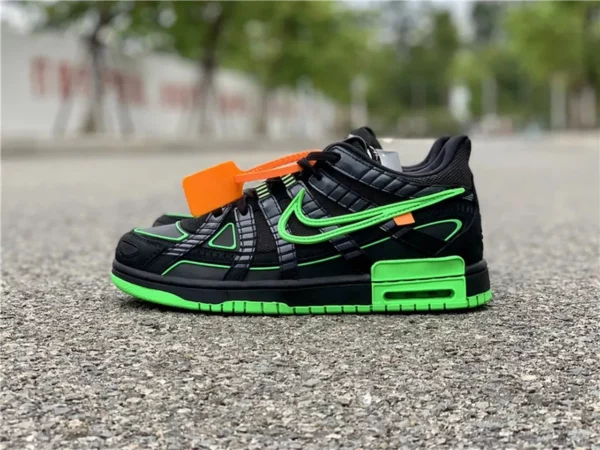 OFF-WHITE x Nk Air Rubber Dunk Green Strike-02-15 - Replica shoes