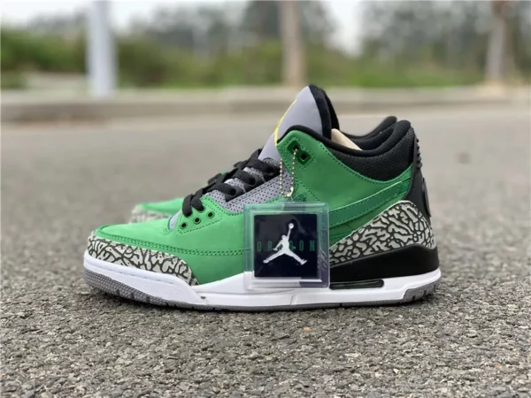 Air Jordan 3 Tinker Oregon Ducks PE - 2018-12-24 - Replica shoes