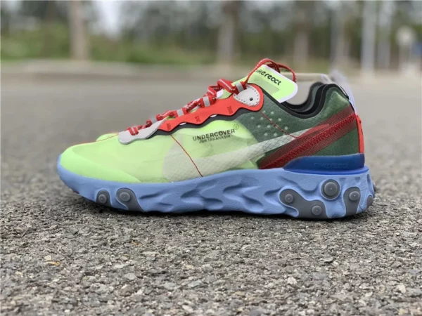 Undercover x Nike React Element 87 Volt Blue - 2019-01-24 - Replica shoes