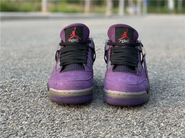 Travis Scott x Air Jordan 4 Purple Suede - 2019-05-15 - Replica shoes