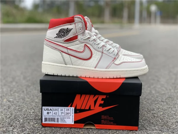 Air Jordan 1 Retro High OG SailRed - 2019-03-02 - Replica shoes