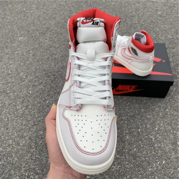 Air Jordan 1 Retro High OG SailRed - 2019-03-02 - Replica shoes