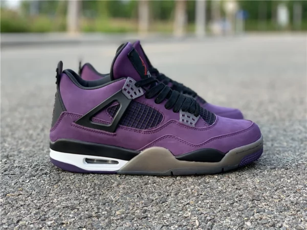 Travis Scott x Air Jordan 4 Purple Suede - 2019-05-15 - Replica shoes