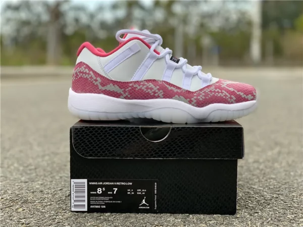 Air Jordan 11 Low WMNS Pink Snakeskin - 2019-03-19 - Replica shoes