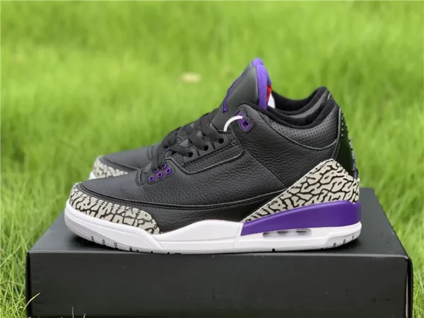 Air Jordan 3 Court Purple - Replica shoes