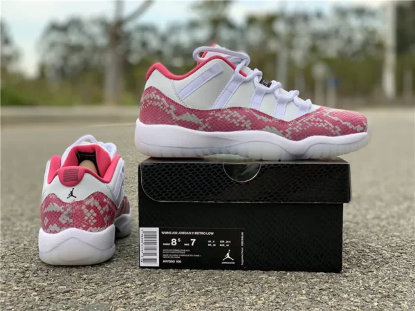 Air Jordan 11 Low WMNS Pink Snakeskin - 2019-03-19 - Replica shoes