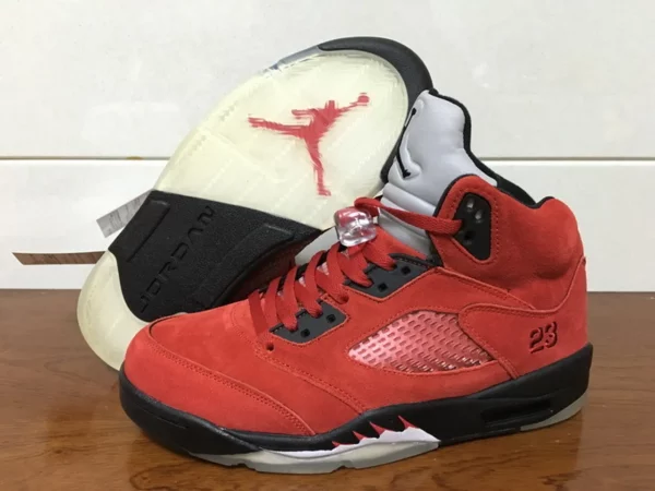 Air Jordan 5 Retro Raging Bull Red Suede - 2016-11-14 - Replica shoes