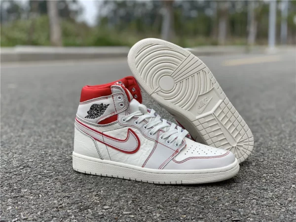 Air Jordan 1 Retro High OG SailRed - 2019-03-02 - Replica shoes