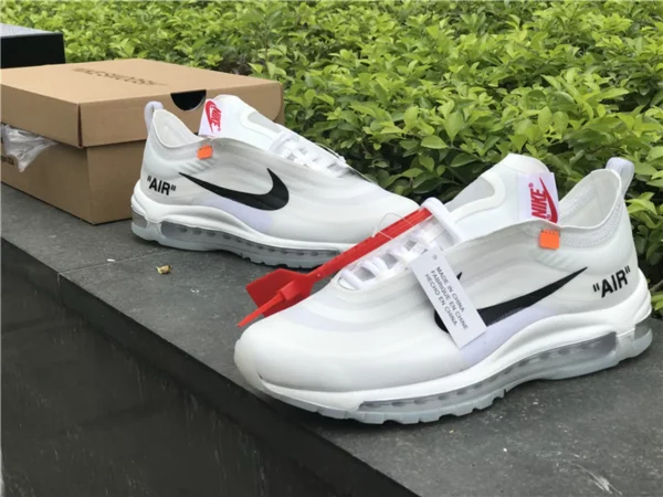 OFF-WHITE x NIKE Air Max 97 the ten OW - Replica shoes