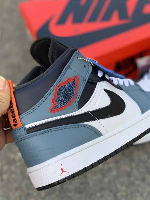 Facetasm x Air Jordan 1 Mid Fearless - 2019-12-04 - Replica shoes