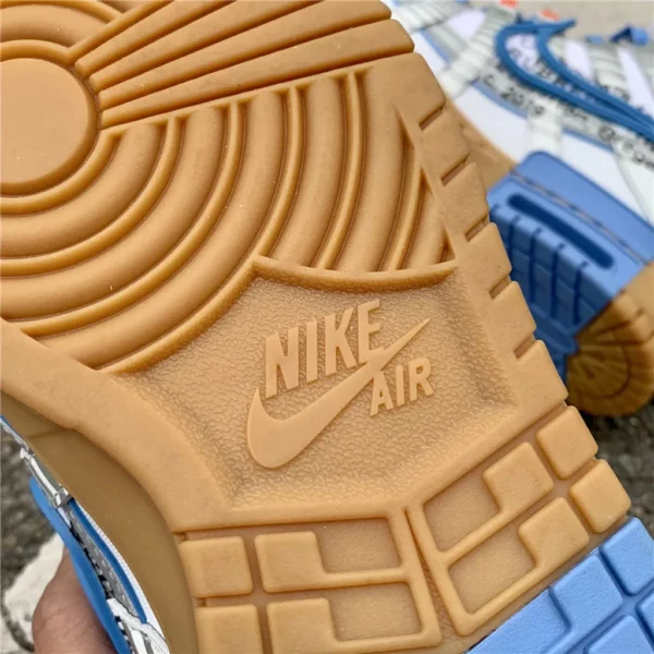 OFF-WHITE x Nike Air Rubber Dunk University Blue - Replica shoes