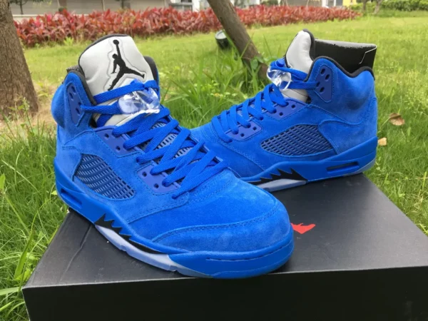 Air Jordan 5 Retro Raging Bull (2017) BlueSuede - 2017-04-09 - Replica shoes