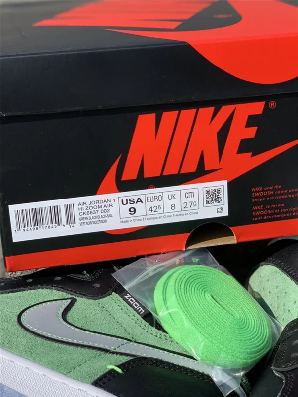 Air Jordan 1 High Zoom Rage Green - Replica shoes