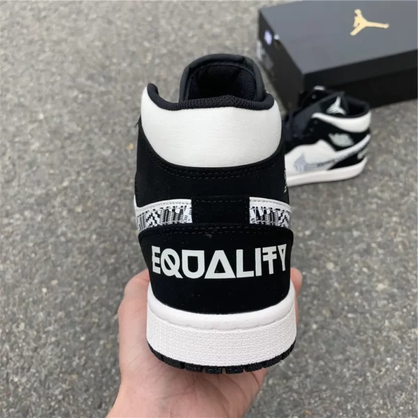 Air Jordan 1 Mid BHM EQUALITY - 2019-03-19 - Replica shoes