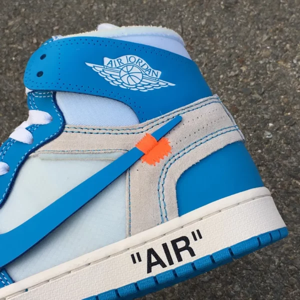 OFF-WHITE x Air Jordan 1 Powder Blue - 2018-10-13 - Replica shoes