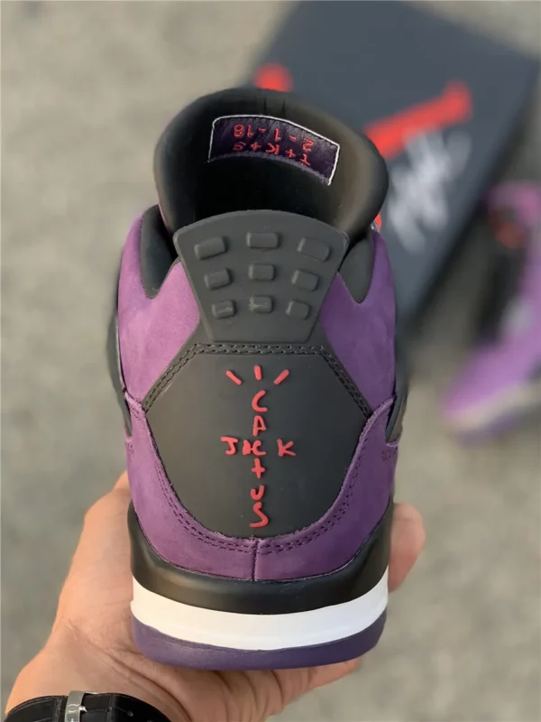 Travis Scott x Air Jordan 4 Purple Suede - 2019-05-15 - Replica shoes