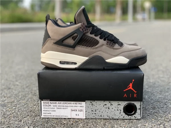 Air Jordan 4 x Travis Scott Olive - 2019-05-15 - Replica shoes