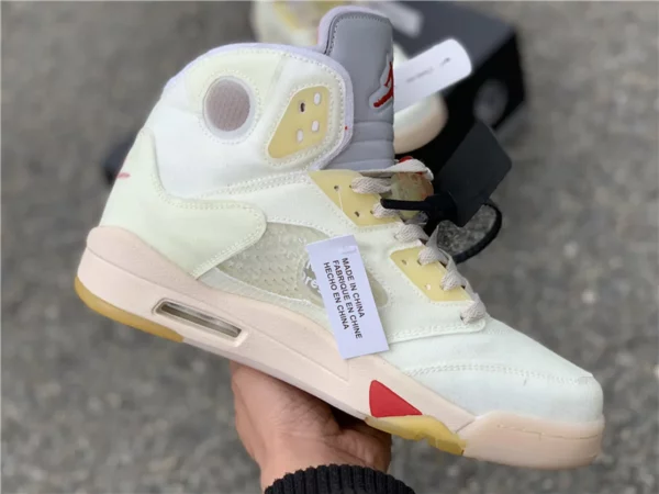 OFF-WHITE x Air Jordan 5 - Replica shoes