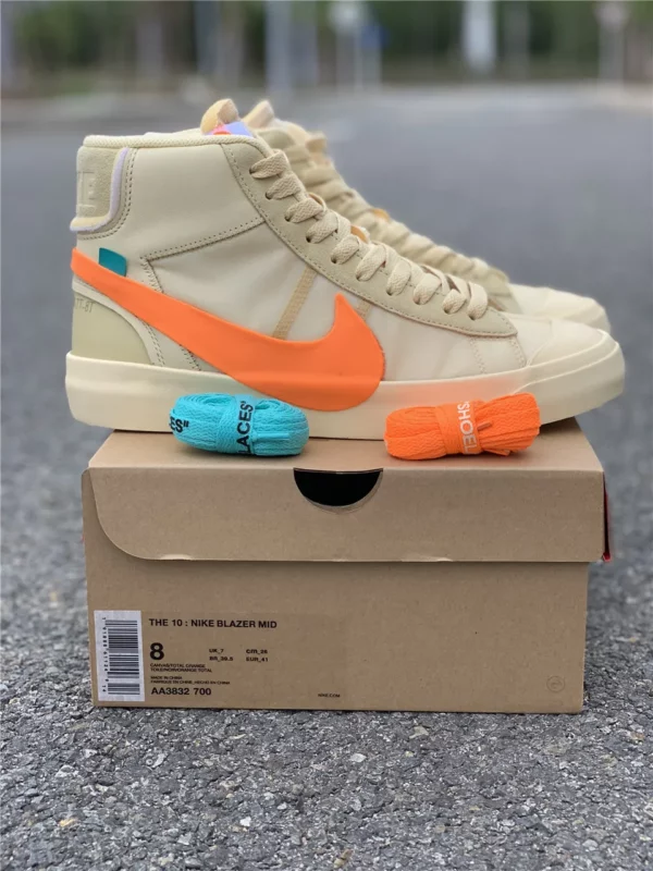 Nike Blazer Mid Off-White All Hallows Eve - Replica shoes