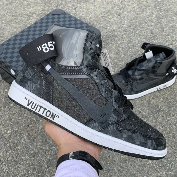 OFF-WHITE x LV x Air Jordan 1 - 2018-11-06 - Replica shoes