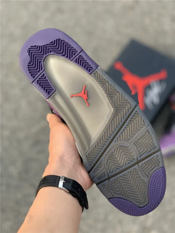 Travis Scott x Air Jordan 4 Purple Suede - 2019-05-15 - Replica shoes