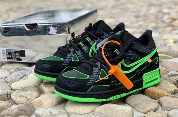 OFF-WHITE x Nk Air Rubber Dunk Green Strike-02-15 - Replica shoes