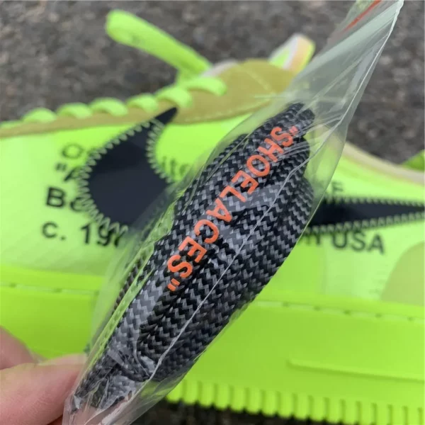 OFF-WHITE x Nike Air Force 1 Volt - Replica shoes