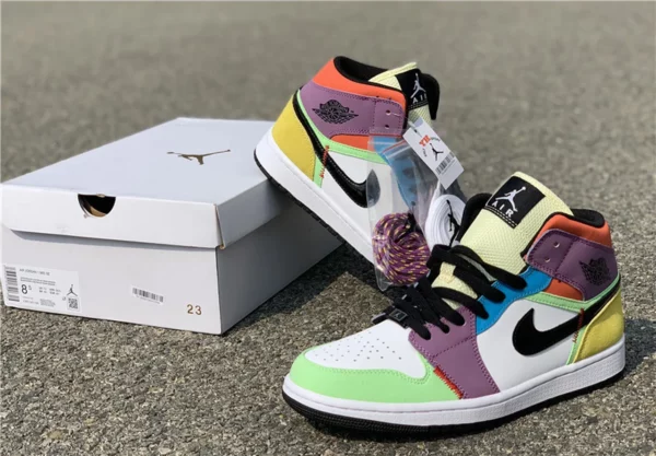 Air Jordan 1 Mid Multicolor - Replica shoes