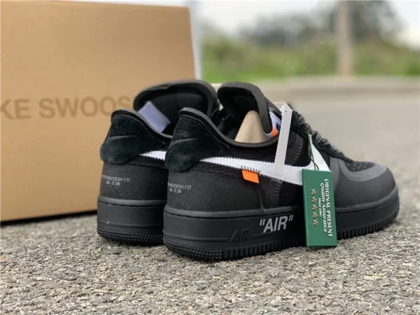 Off-White Nike Air Force 1 Low Black - Replica shoes