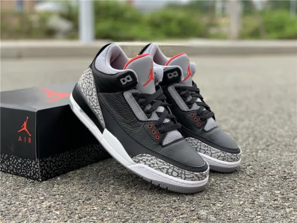 Air Jordan 3 OG Black Cement - 2019-06-06 - Replica shoes