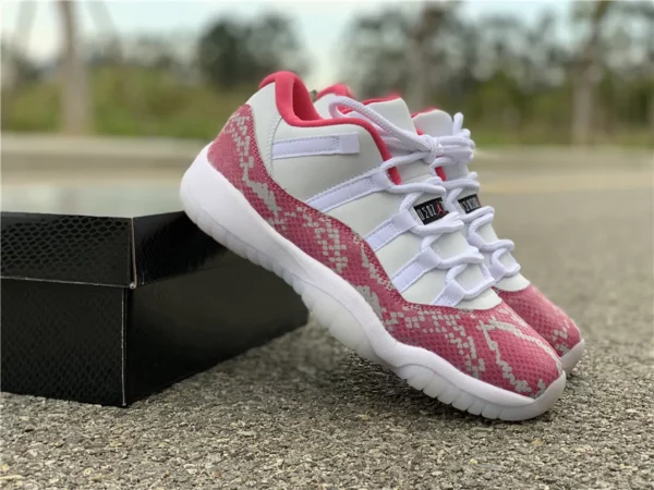 Air Jordan 11 Low WMNS Pink Snakeskin - 2019-03-19 - Replica shoes