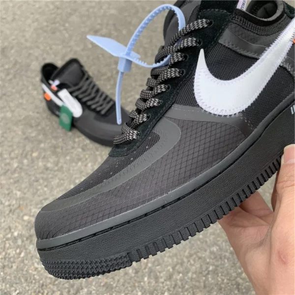 Off-White Nike Air Force 1 Low Black - Replica shoes