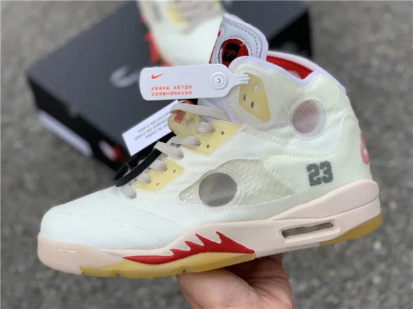 OFF-WHITE x Air Jordan 5 - Replica shoes