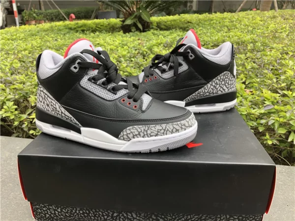 Air Jordan 3 OG Black Cement - 2018-03-02 - Replica shoes