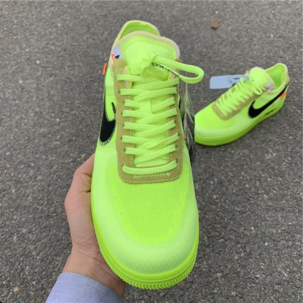 OFF-WHITE x Nike Air Force 1 Volt - Replica shoes