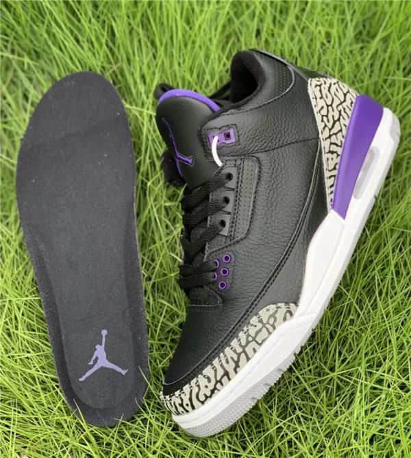 Air Jordan 3 Court Purple - Replica shoes