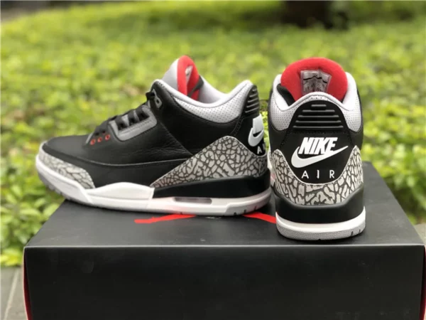 Air Jordan 3 OG Black Cement - 2018-03-02 - Replica shoes