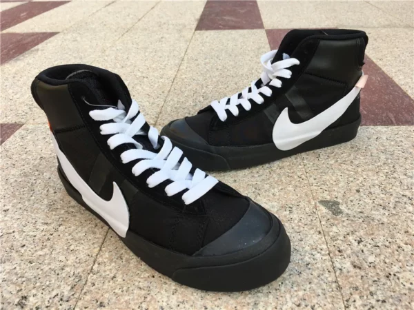 OFF-WHITE x Nike Blazer Studio Mid Black - Replica shoes