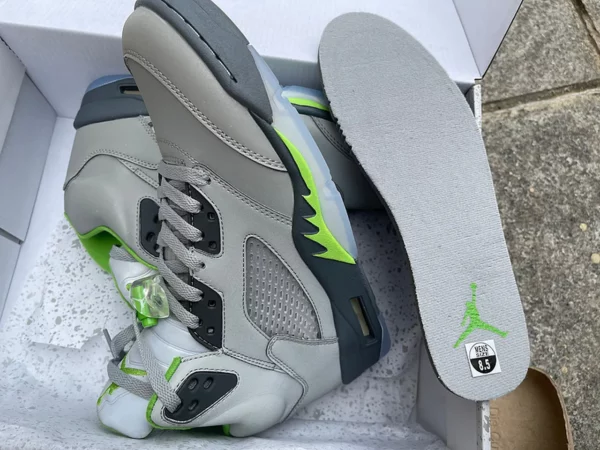 Air Jordan 5 Green Bean-04 - Replica shoes