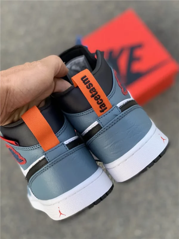 Facetasm x Air Jordan 1 Mid Fearless - 2019-12-04 - Replica shoes