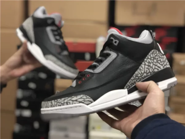 Air Jordan 3 OG Black Cement - 2018-03-02 - Replica shoes