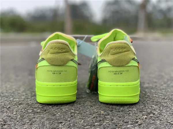 OFF-WHITE x Nike Air Force 1 Volt - Replica shoes