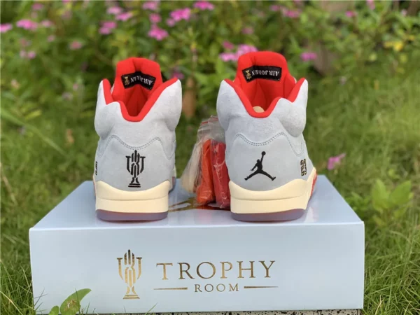 Trophy Room x Air Jordan 5 Ice Blue - 2019-07-02 - Replica shoes