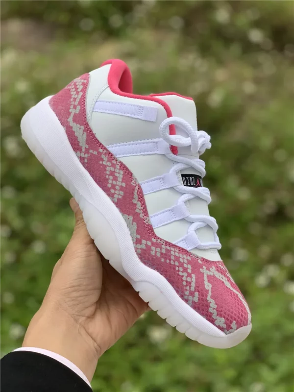 Air Jordan 11 Low WMNS Pink Snakeskin - 2019-03-19 - Replica shoes